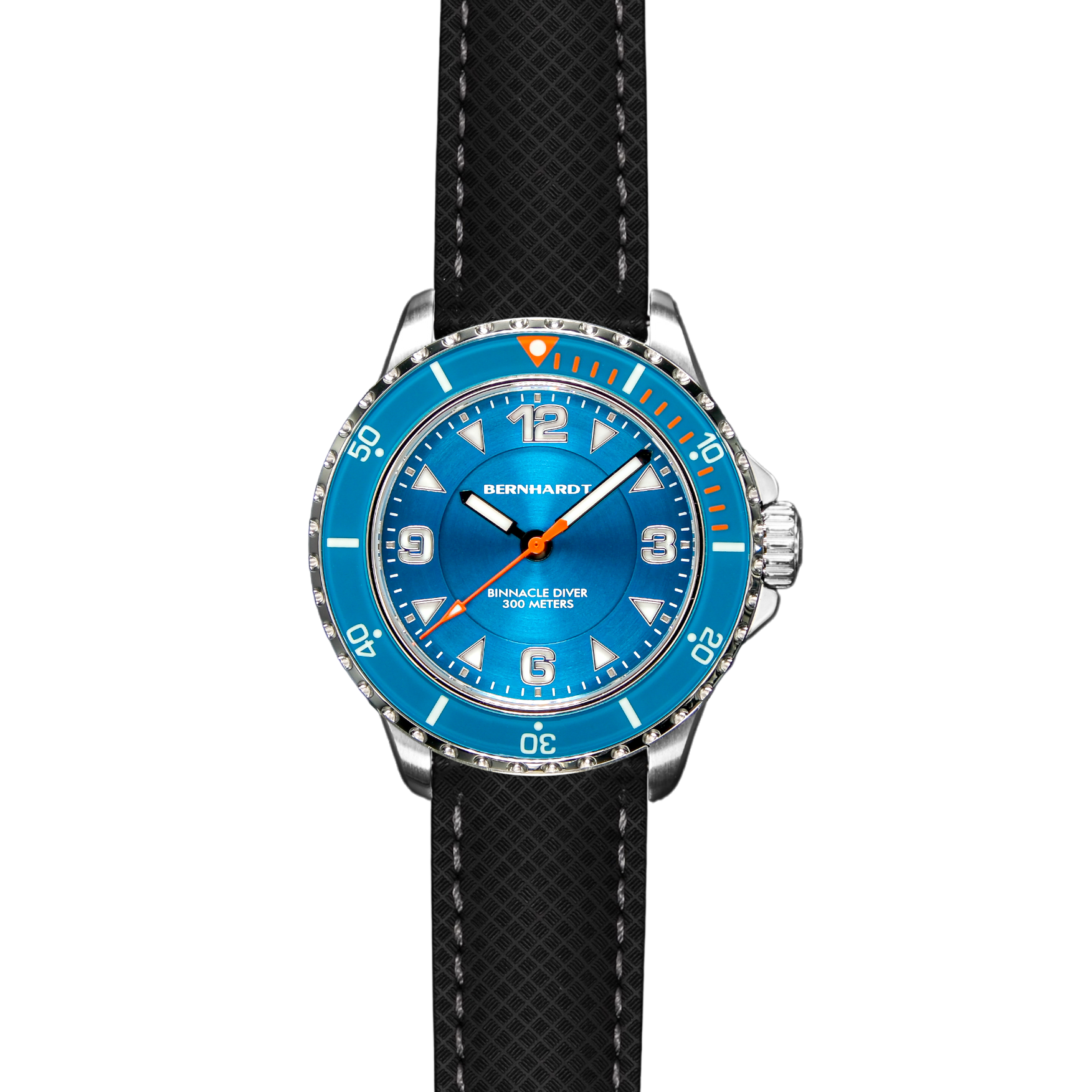 #add a strap (optional)_black fkm no-loop deployant strap