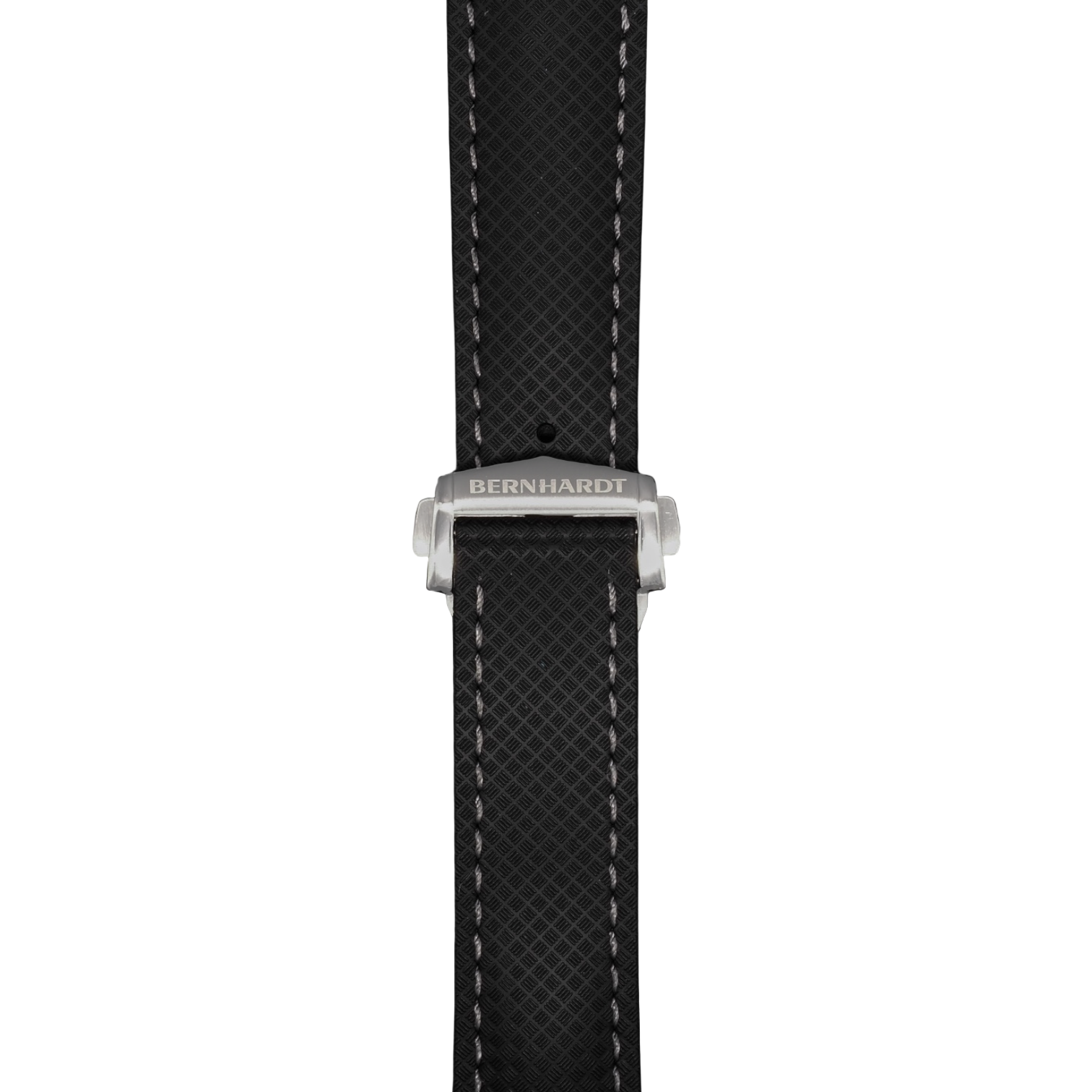 FKM No-Tail Deployant Strap - Black - 20mm