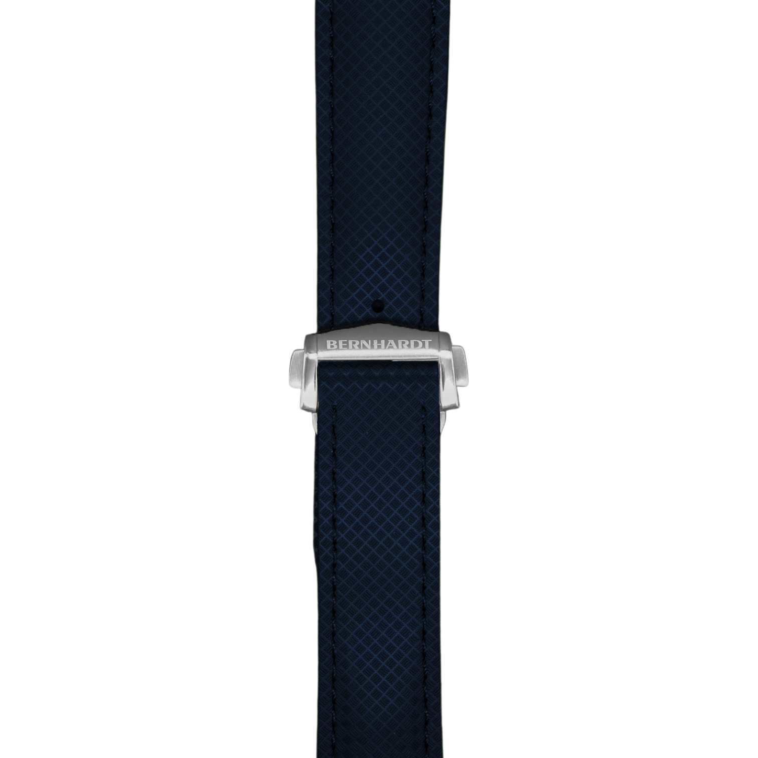 FKM No-Tail Deployant Strap - Navy - 20mm
