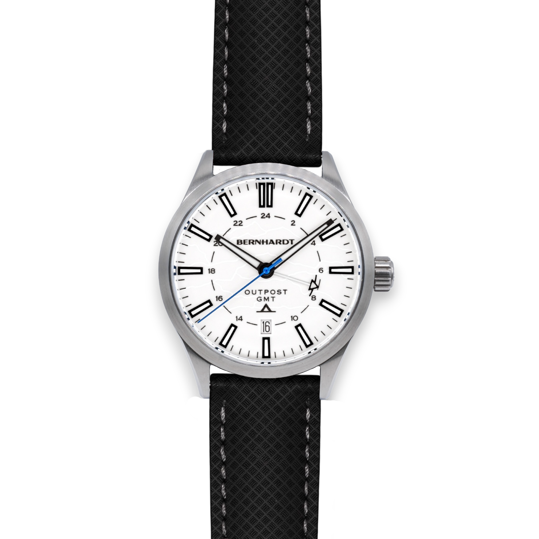 #select an extra strap - included_black fkm no-loop deployant strap