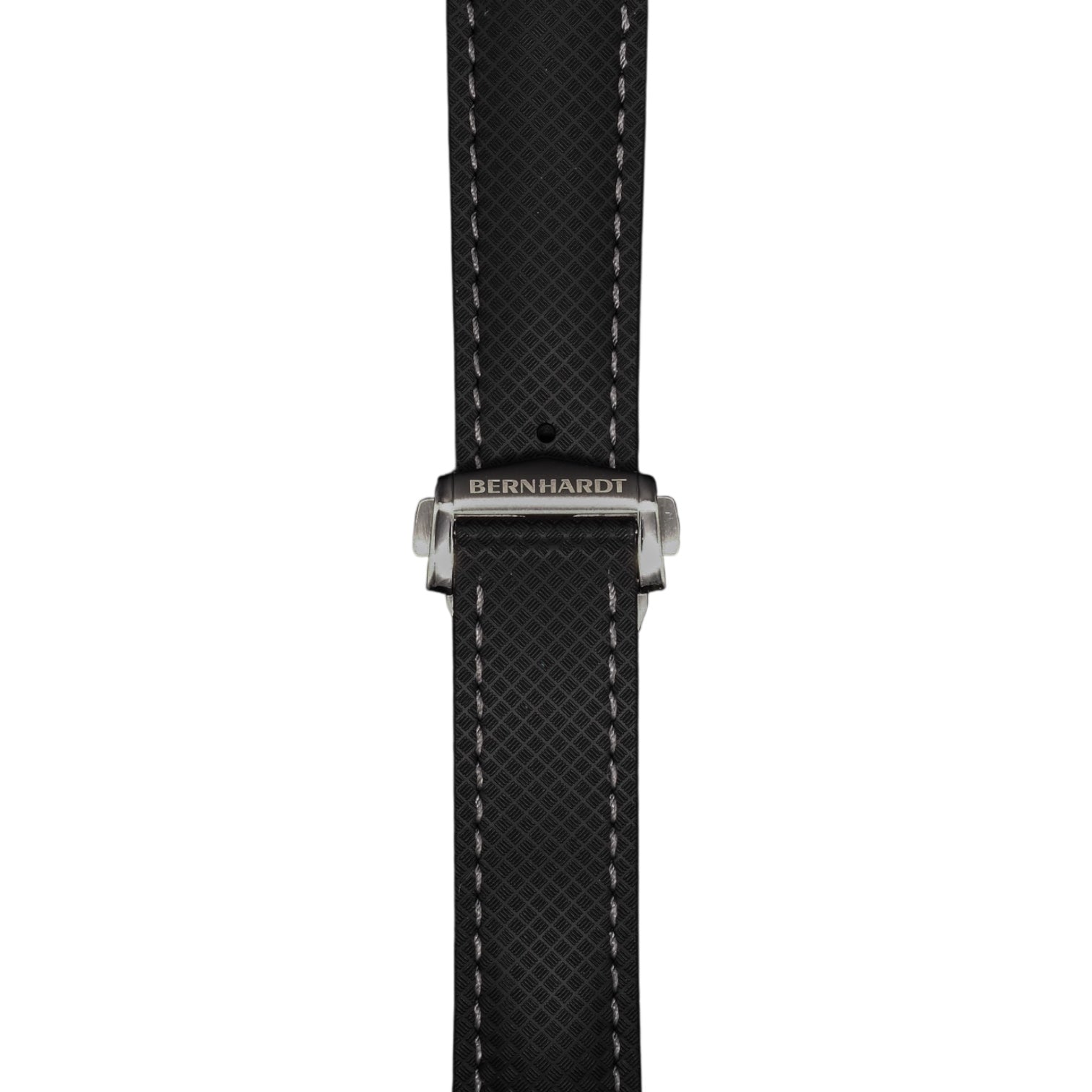 FKM No-Tail Deployant Strap - Black - 20mm