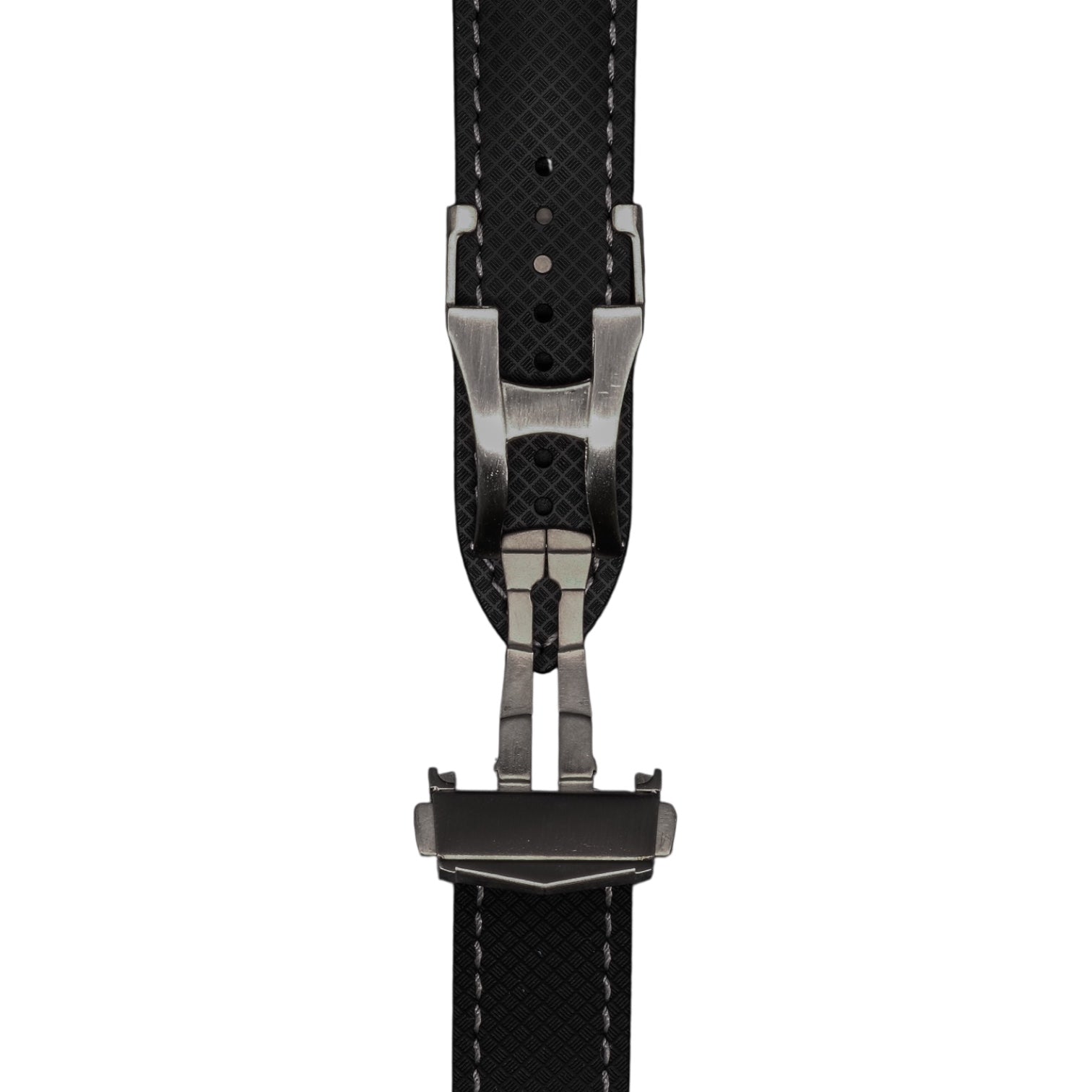 FKM No-Tail Deployant Strap - Black - 20mm