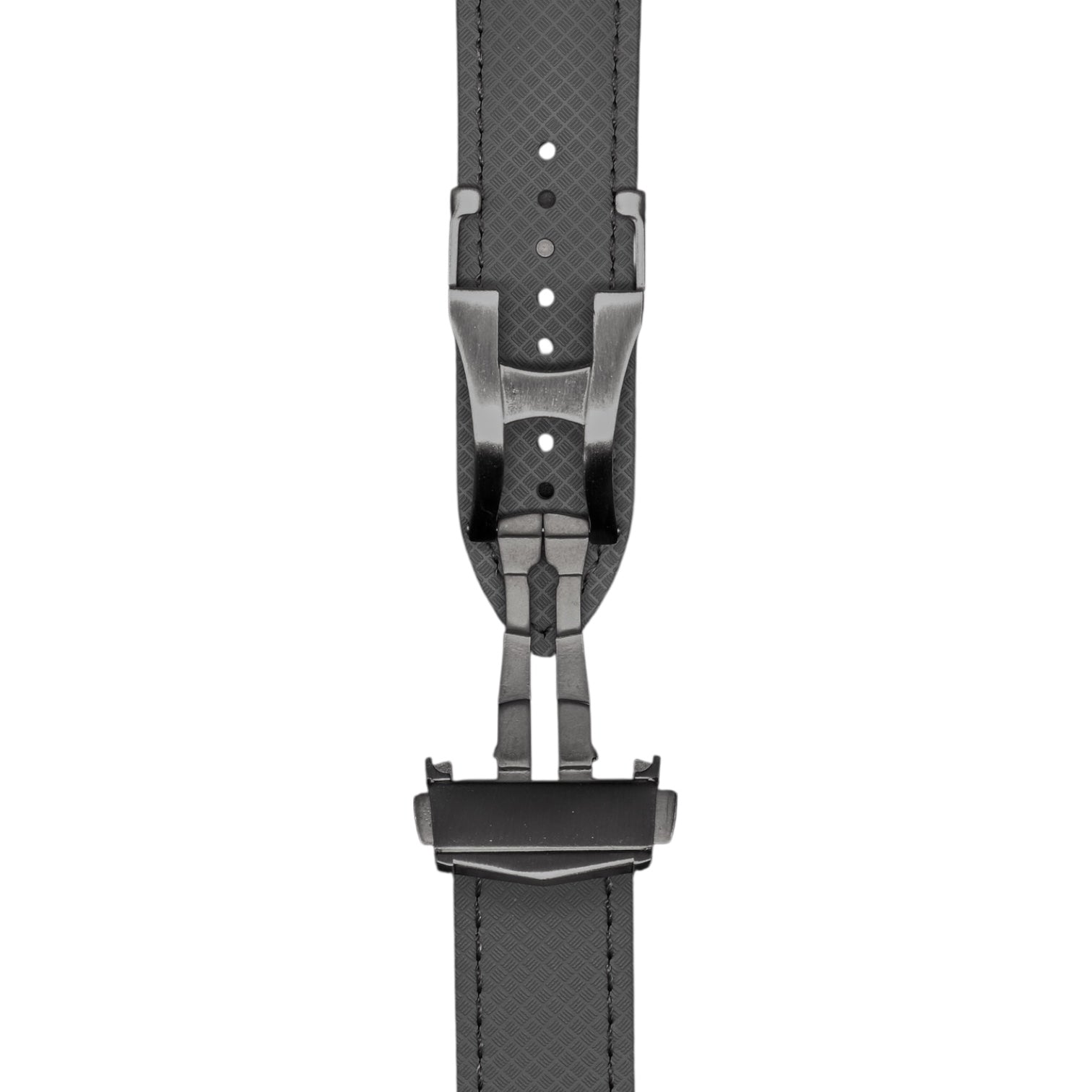 FKM No-Tail Deployant Strap - Gray - 20mm