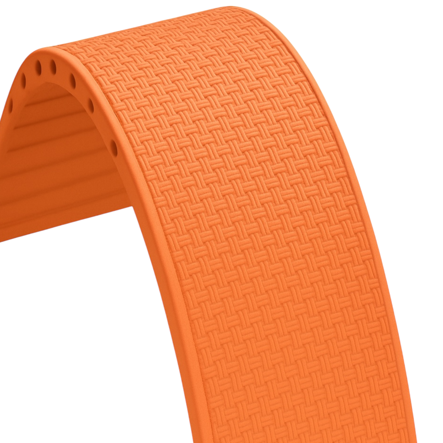FKM Butterfly Deployant Strap - Orange - 20mm