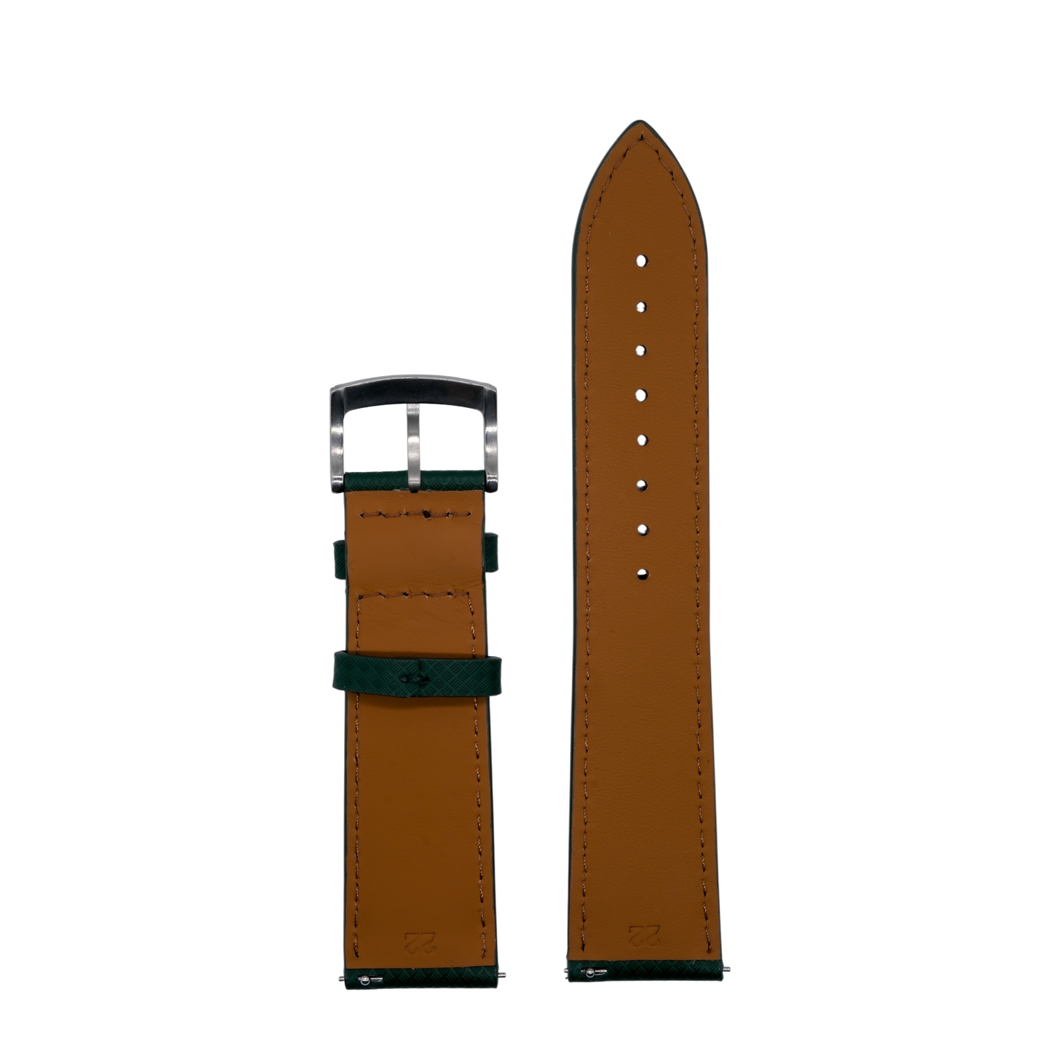 FKM Sailcloth Strap - Green - 22mm