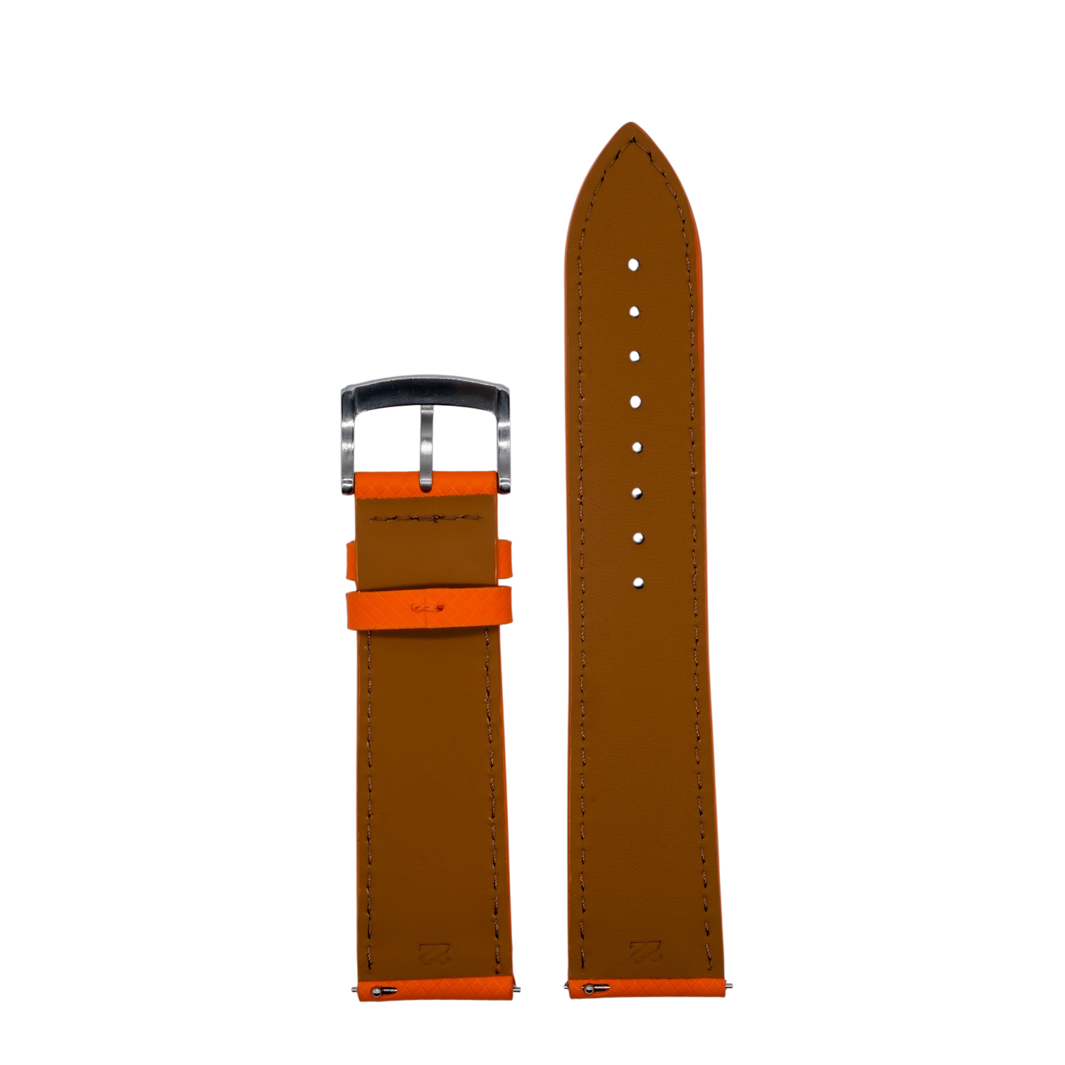 FKM Sailcloth Strap - Orange - 22mm