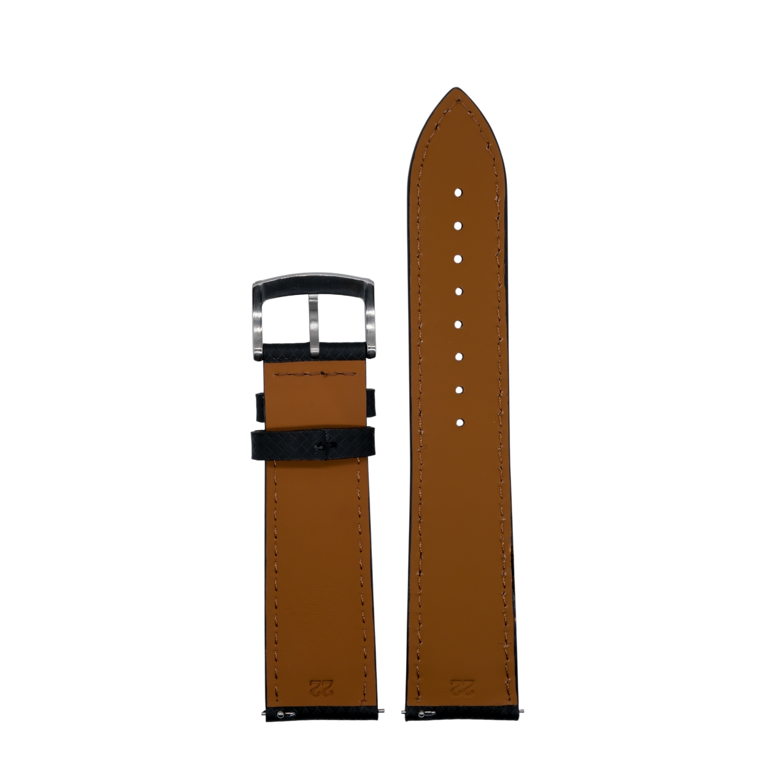 FKM Sailcloth Strap - Black - 22mm