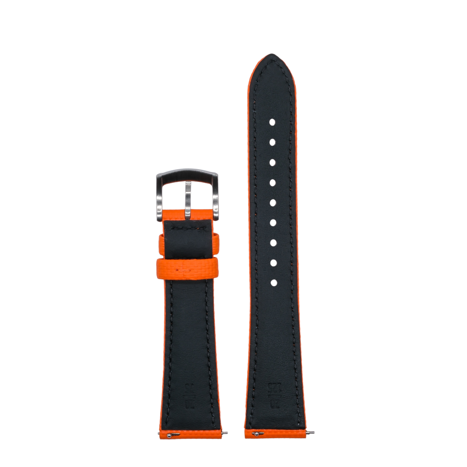 FKM Sailcloth Strap - Orange - 20mm