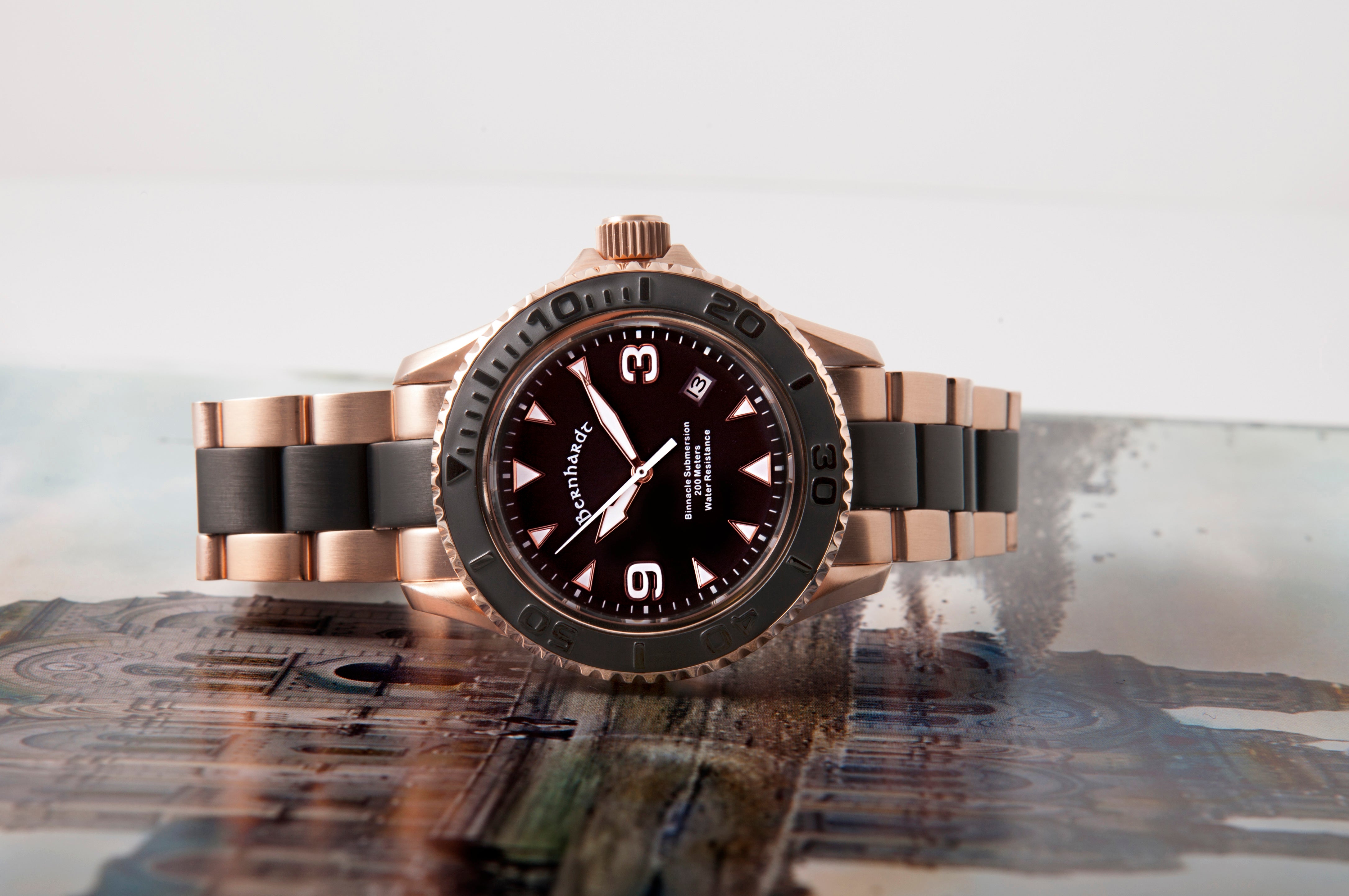 Binnacle Submersion - Black/Rose Gold