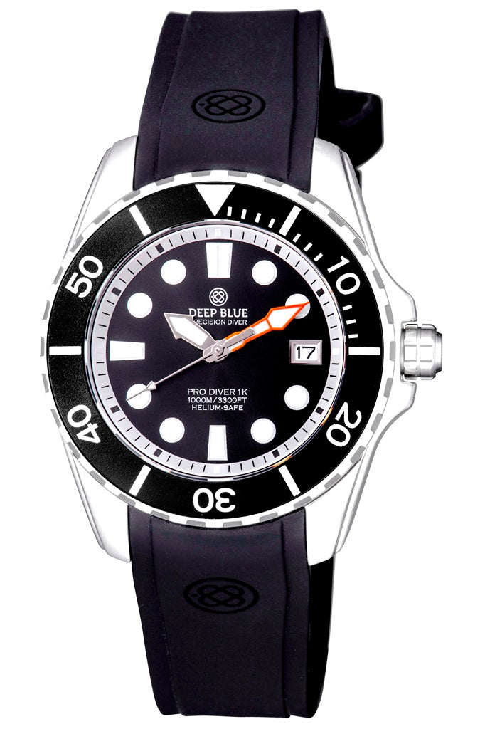 Pro Diver 1000 — All Purpose Black (White Dial Ring)