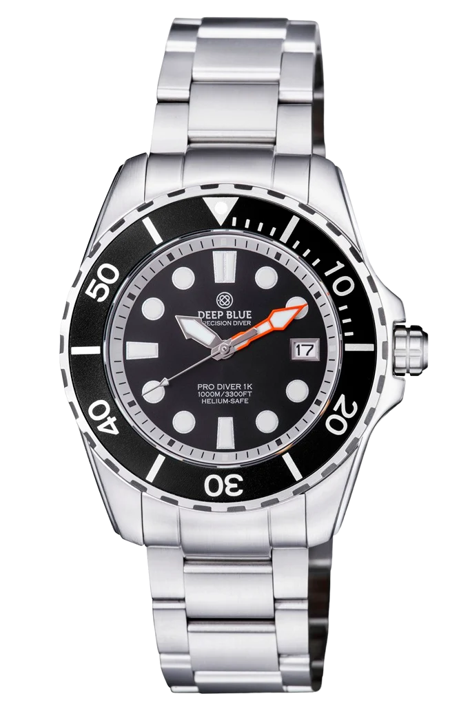 Pro Diver 1000 — All Purpose Black (White Dial Ring)