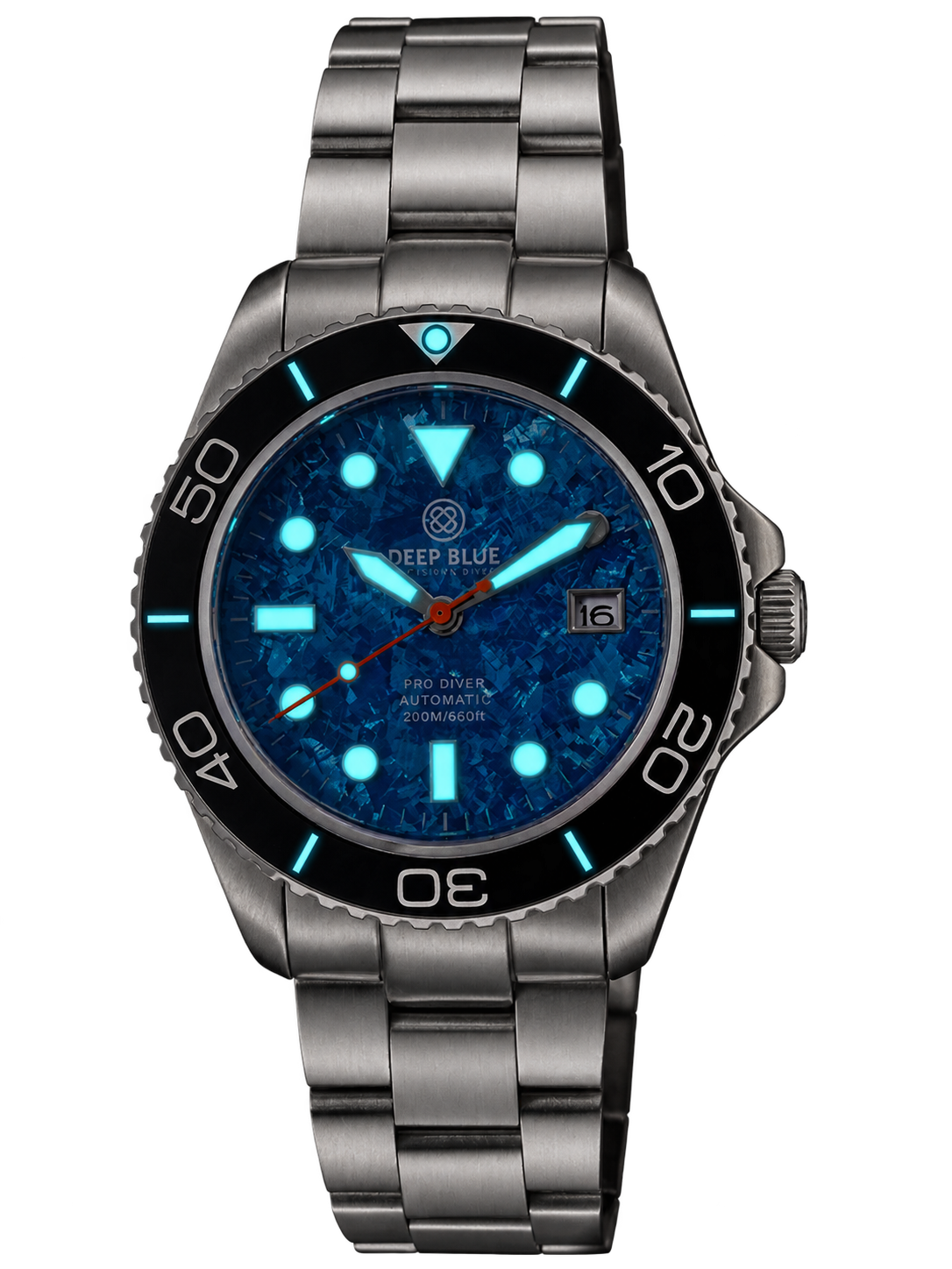 Pro Diver 200 — Cobalt Blue Titanium