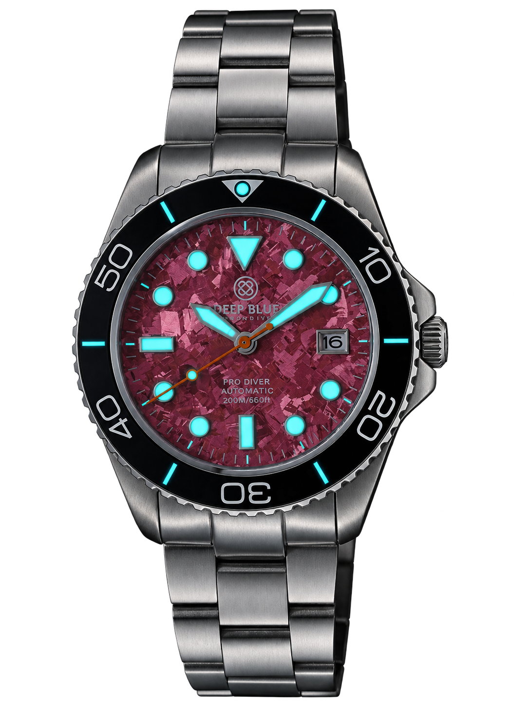Pro Diver 200 — Dusty Rose Titanium