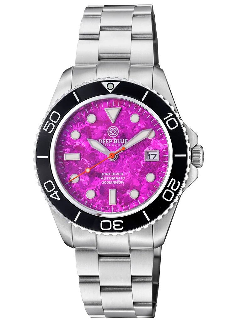 Pro Diver 200 — Red Purple Titanium