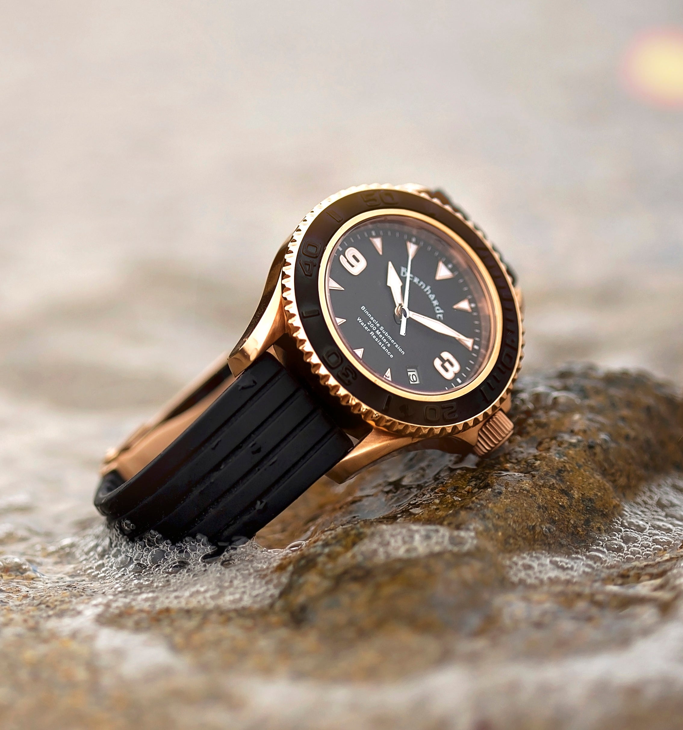 Binnacle Submersion - Black/Rose Gold