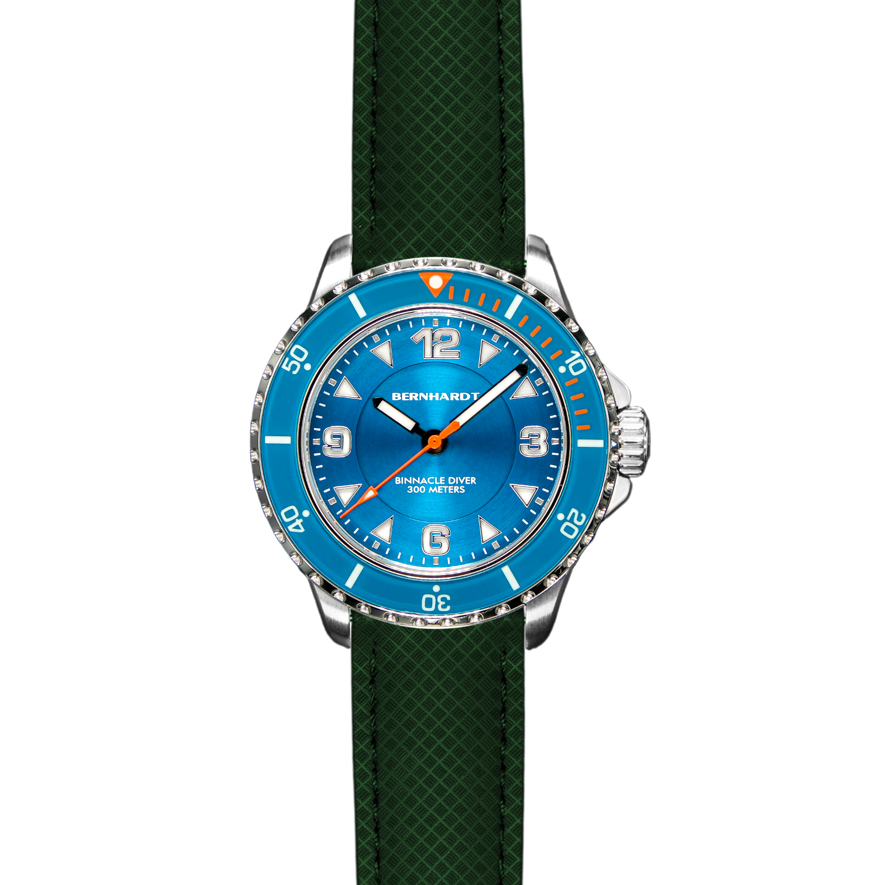 #add a strap (optional)_green fkm no-loop deployant strap