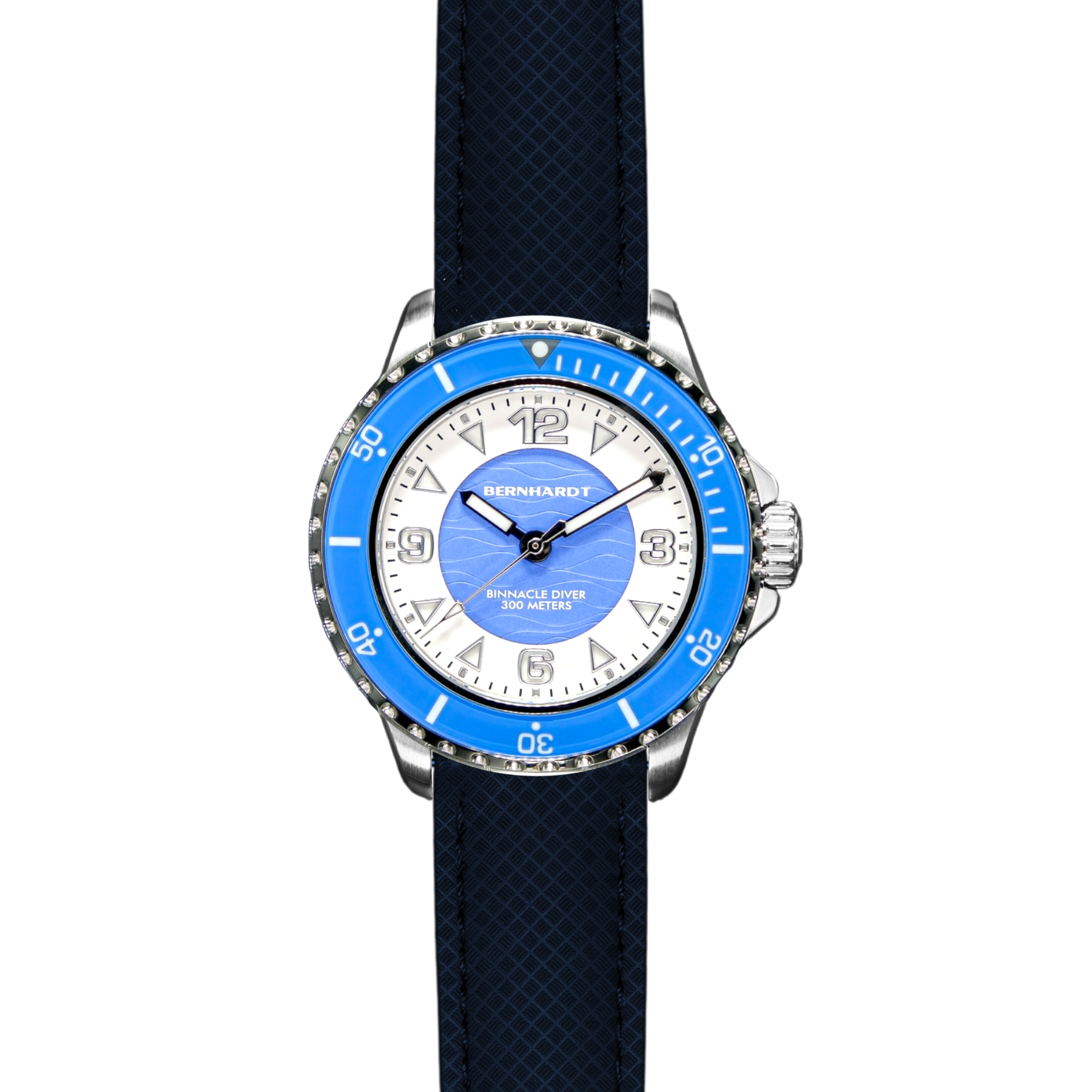 FKM No-Tail Deployant Strap - Navy - 20mm