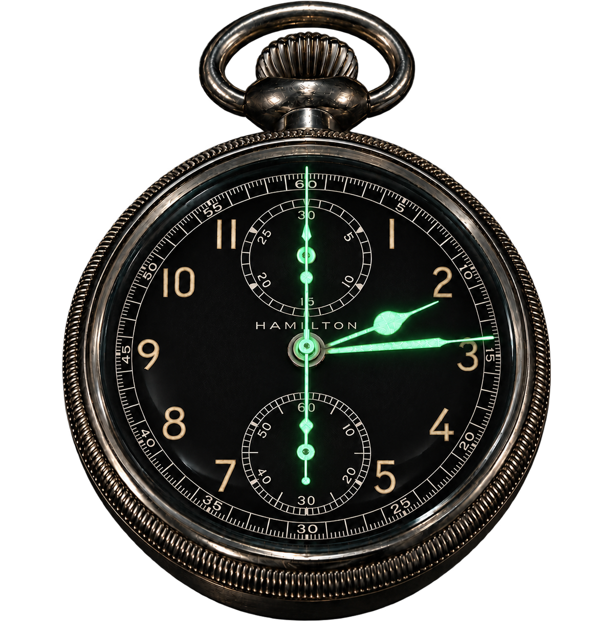 Hamilton Model 23 - Pocketwatch, Luminous Hands