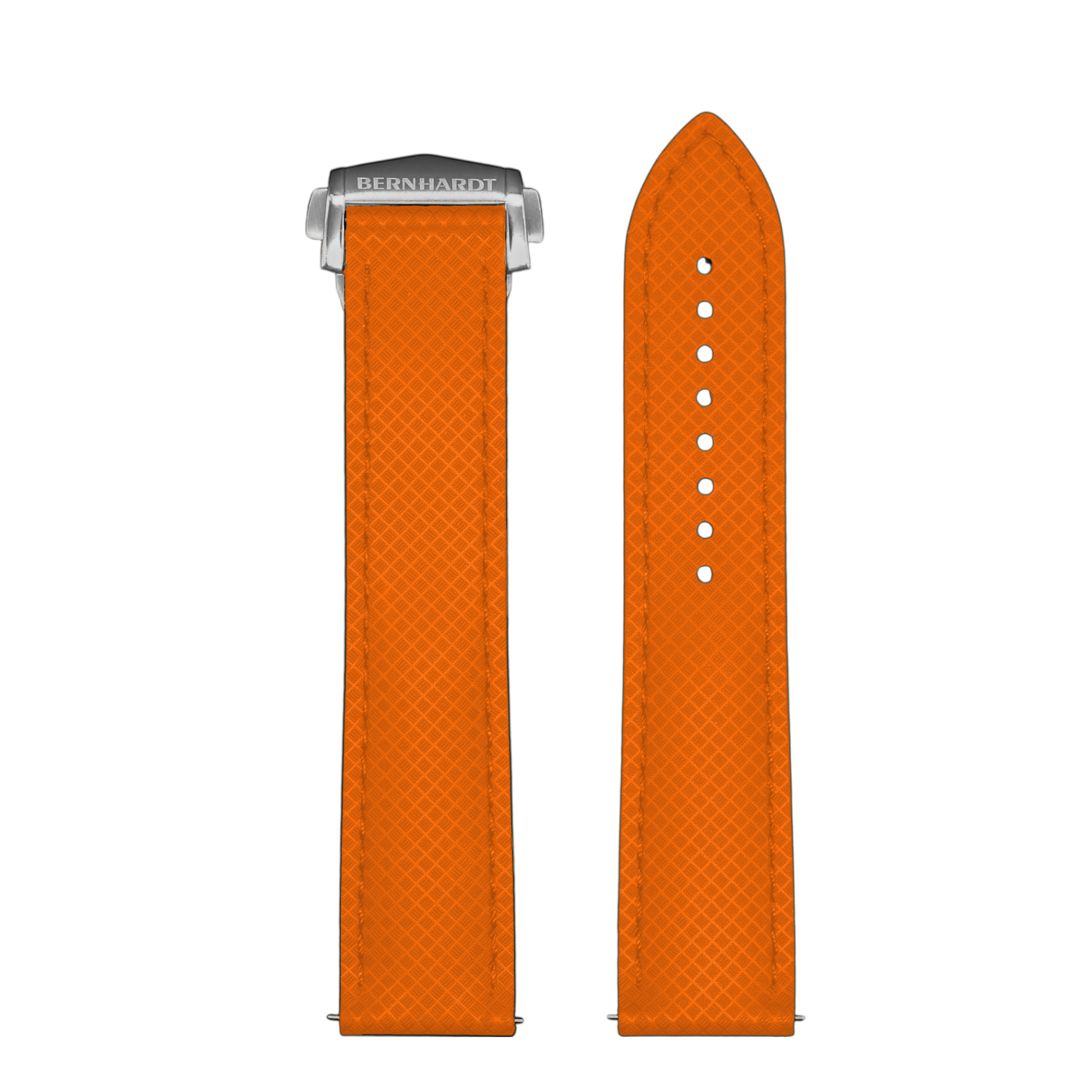 FKM Deployant Strap - Orange - 20mm