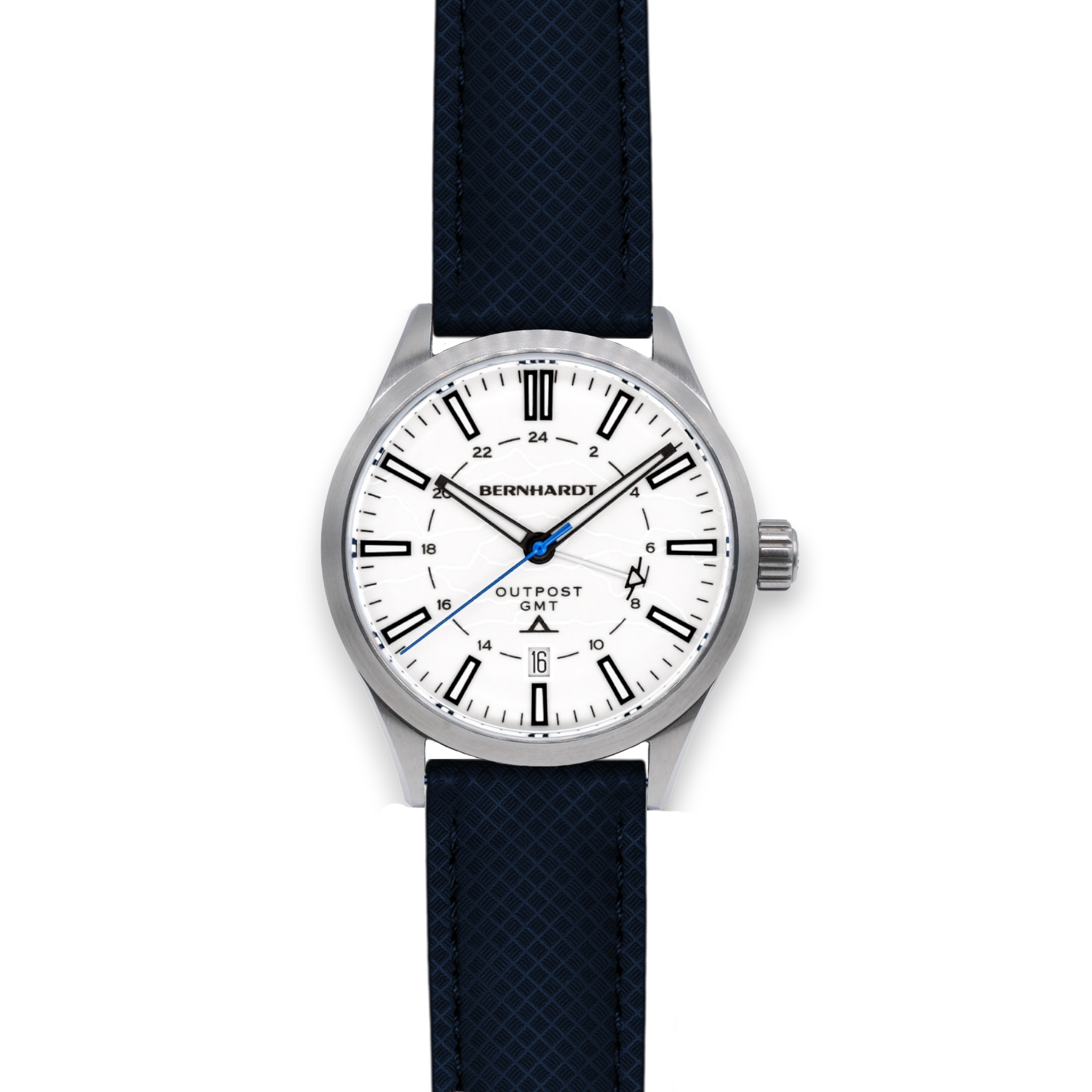 #select an extra strap - included_blue fkm no-loop deployant strap