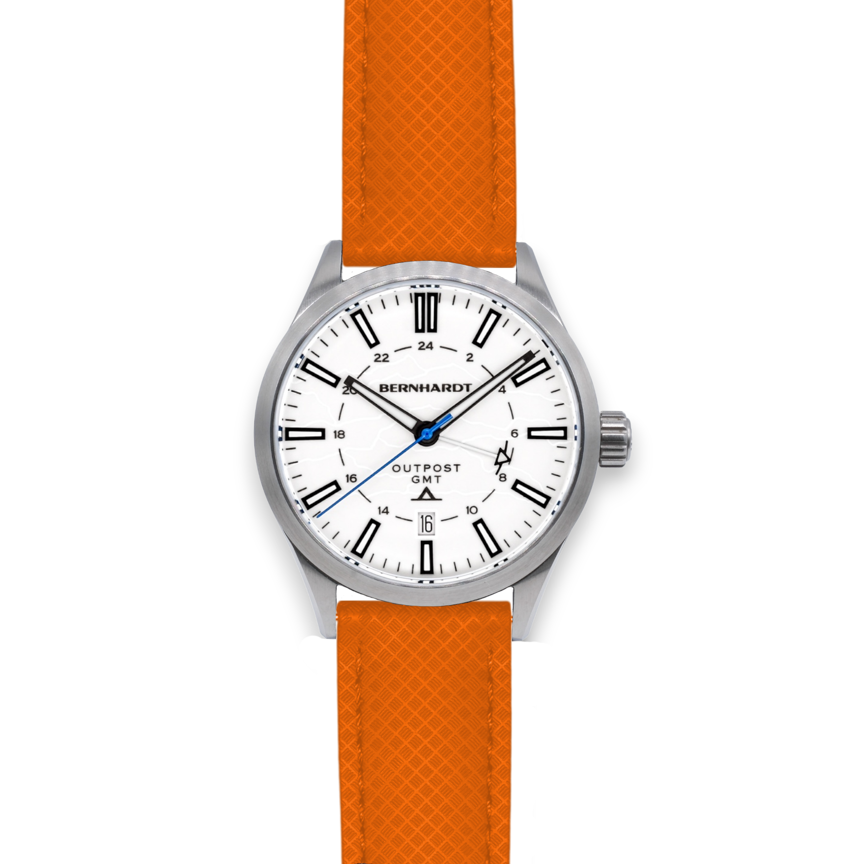 #select an extra strap - included_orange fkm no-loop deployant strap