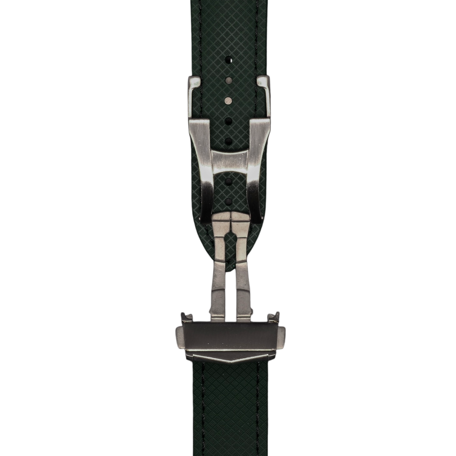 FKM No-Tail Deployant Strap - Green - 20mm