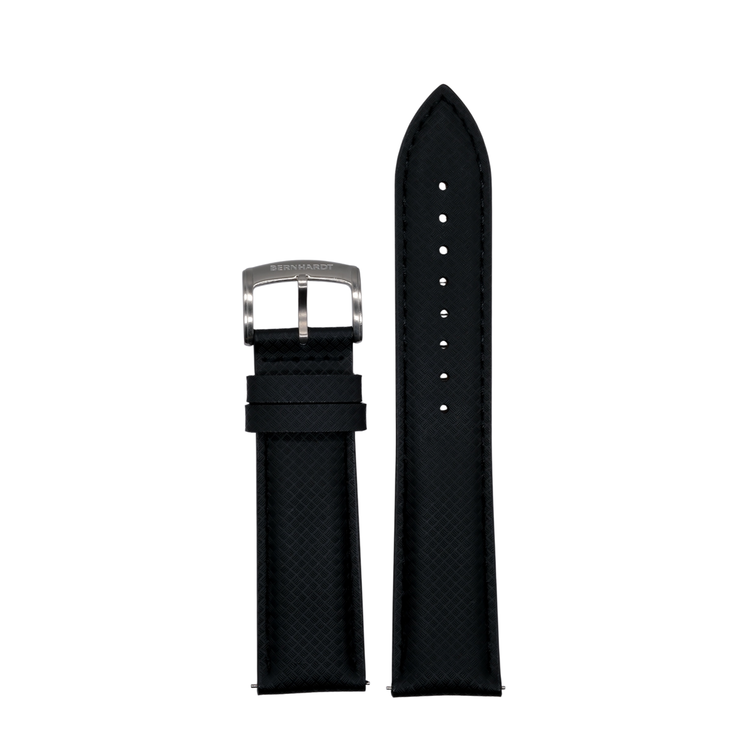 FKM Sailcloth Strap - Black - 22mm