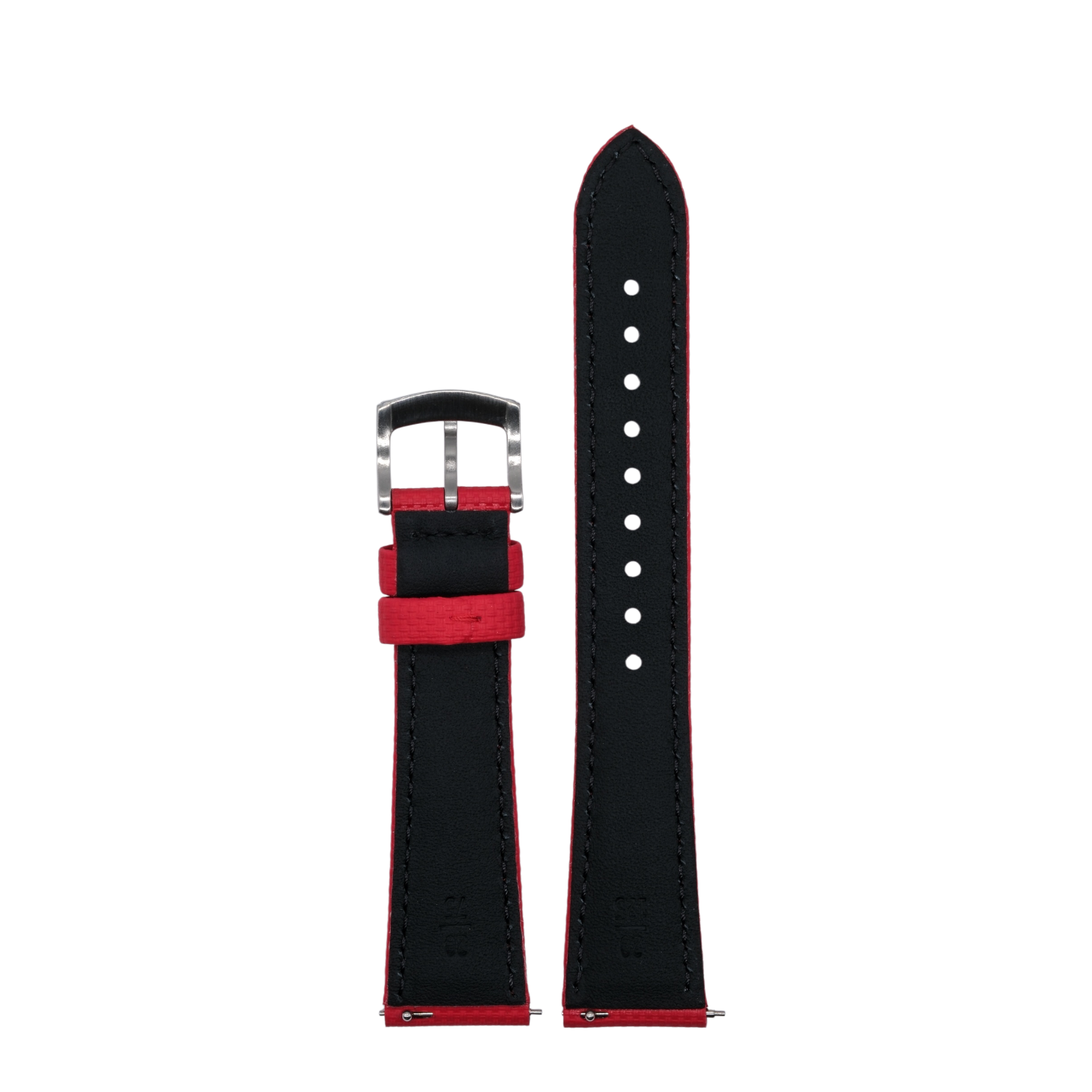 FKM Sailcloth Strap - Red - 20mm