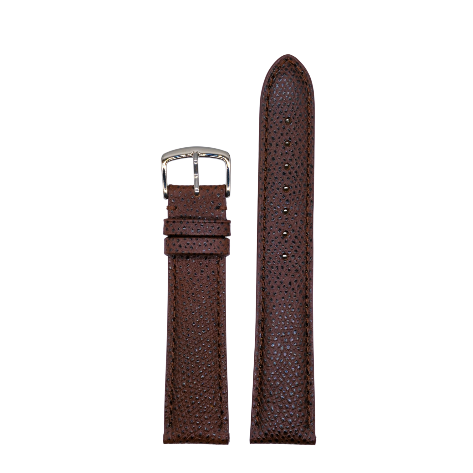Made in USA Epsom Leather Strap - Brown - 20mm