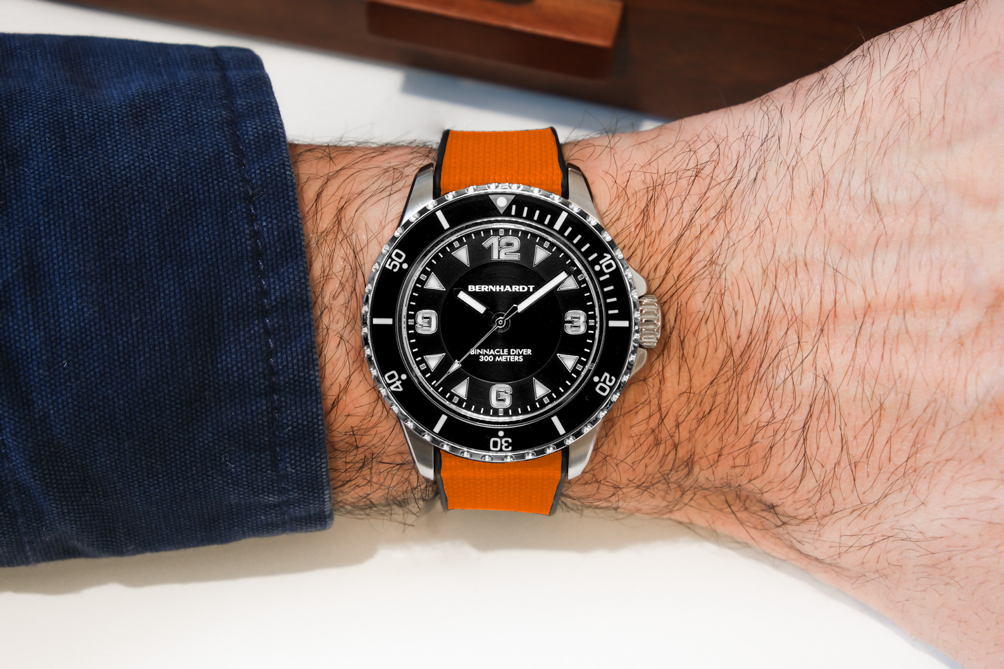 #add a strap (optional)_orange fkm strap