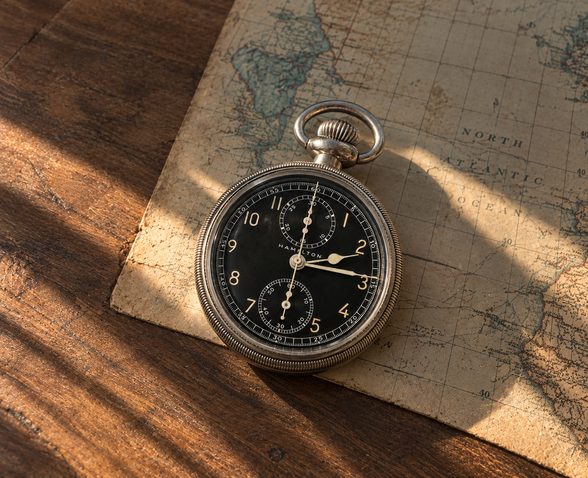 Hamilton Model 23 - Pocketwatch, Luminous Hands