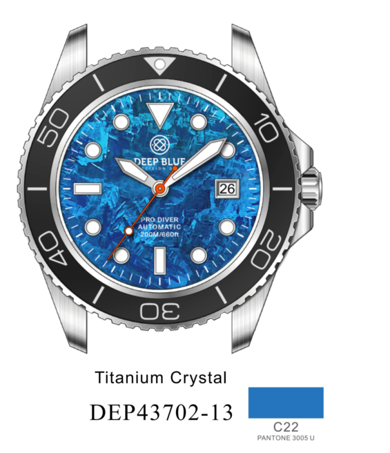 Pro Diver 200 — Cobalt Blue Titanium