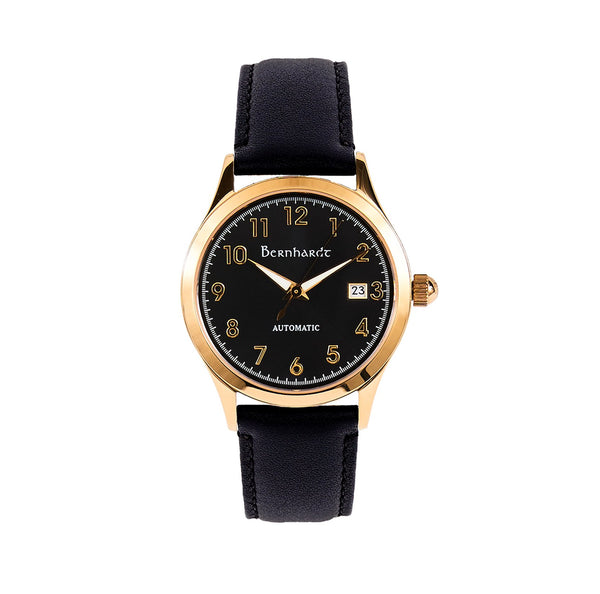 Captain's Watch - Black/Gold