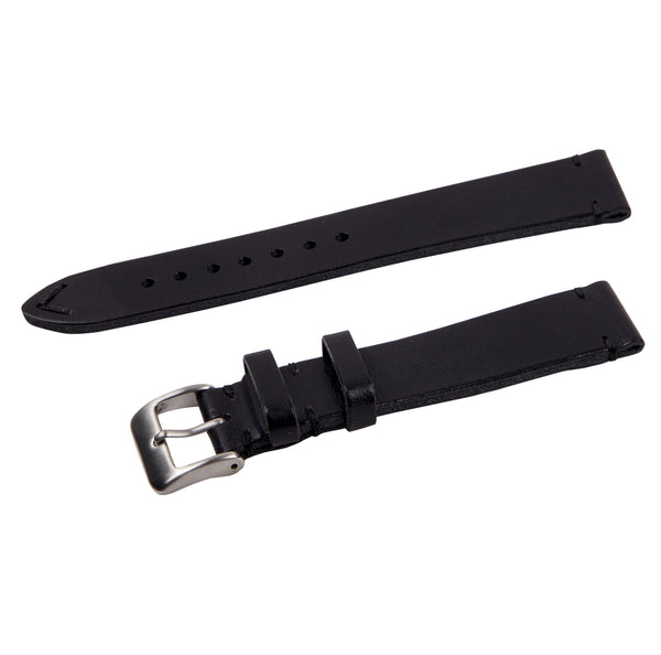 black vintage leather strap
